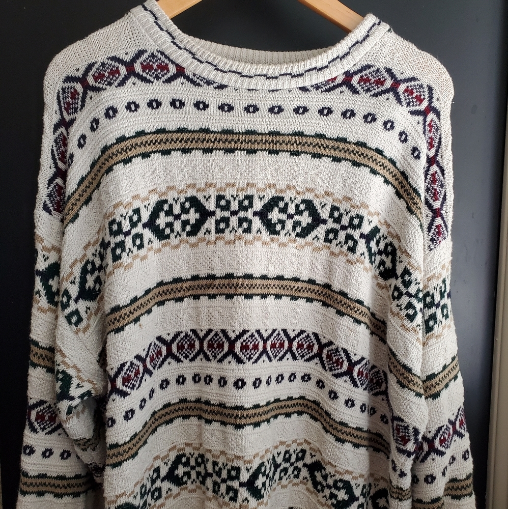 Grandpa Style Sweater Dress
